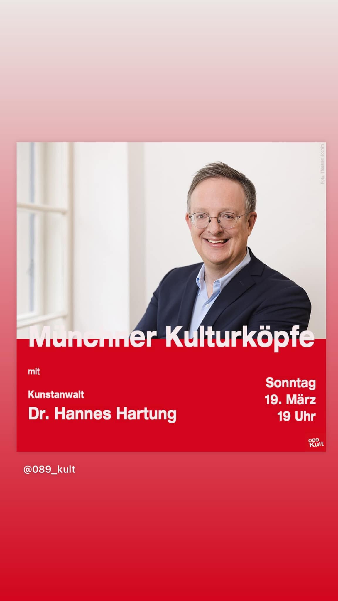 RA Dr. Hannes Hartung zu Gast bei 089 Kult